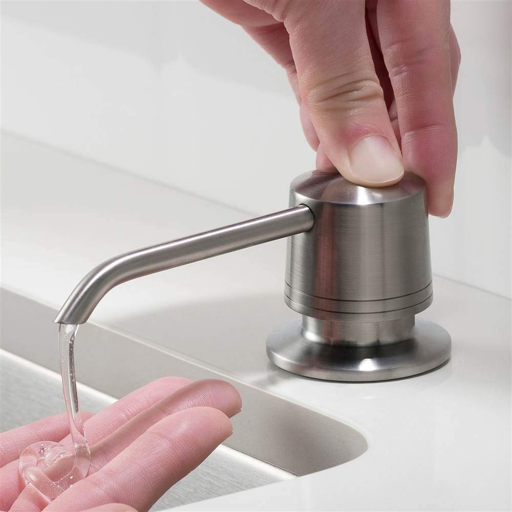 Photo 1 of KRAUS Kitchen Soap and Lotion Dispenser in Spot Free Stainless Steel, KSD-31SFS