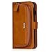 iPhone 8 Plus Case, iPhone 7 Plus Case, iPhone 6sPlus/6 Plus Case, Leather Cover Zipper Wallet Purse Magnetic Detachable Slim Back Cover Credit Card Holder for iPhone 8Plus 7Plus 6sPlus 6Plus (Wallet)