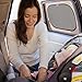 Car Window Shade (4 Pack), ZACAR Cling Car Window Shades for Baby, 80 GSM Car Sun Shade Protect Your Baby in the Back Seat from Sun Glare UV Rays,2 Pack 20