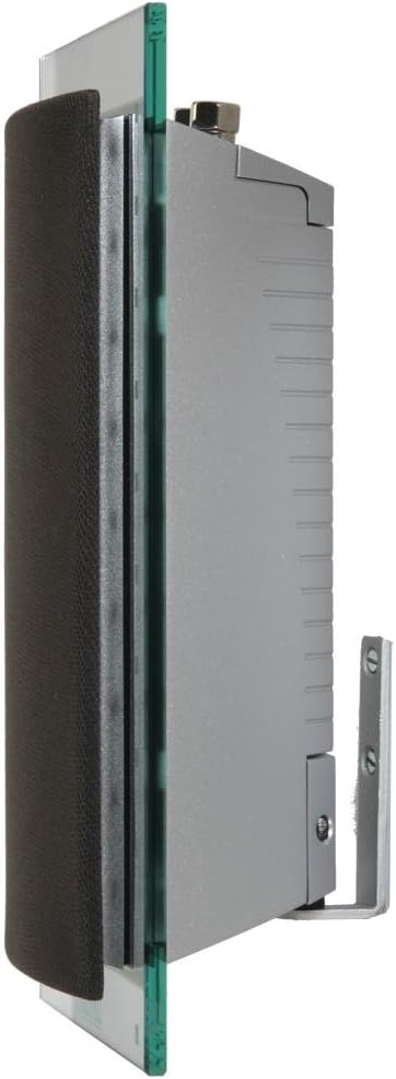 Waterfall Hurricane EVO Glass and Aluminum Speaker with Grey Grill (Sliver, Single)