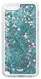 Efaithtek Dynamic transparent case for iphone 6 PLUS/6S PLUS, Liquid Quicksand Adorable flowing Floating Moving Shine Glitter Love Heart Hard Case for iPhone 6/6S PLUS 5.5 inch(BLUE)