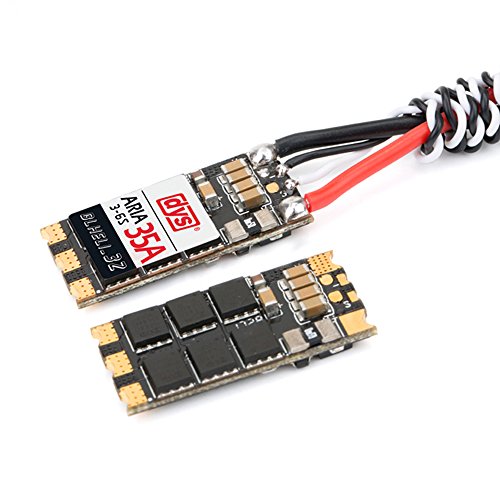 FPVERA 4PCS 35amp Brushless ESC DYS Aria 35A BLHeli_32 32Bit 3-6S Dshot1200 Built-in Current Meter Sensor Electronic Speed Controller for FPV Racing Drone