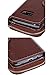 E LV Case for Galaxy S7 Edge Case 2IN1 (CASE Cum Purse) PU Leather flip Wallet Bag Pouch Case Cover for Samsung Galaxy S7 Edge - [Brown]