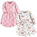 Touched by Nature Baby Girls' Organic Cotton Dress, 2 Pack