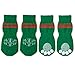 SCENEREAL Small Dog Socks 4 Pack/Set Anti-Slip Indoor Soft Dog Socks for Hardwood Floors Traction Control Xmas Gifts for Puppy Cats Tiny Pets, S