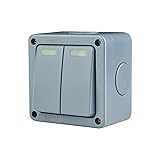 Waterproof Outdoor Light Switch, IP66 Outdoor