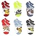 The Lion Guard Little Kids 6 pack Socks (4-6 Toddler (Shoe: 7-10), Pride Land White)