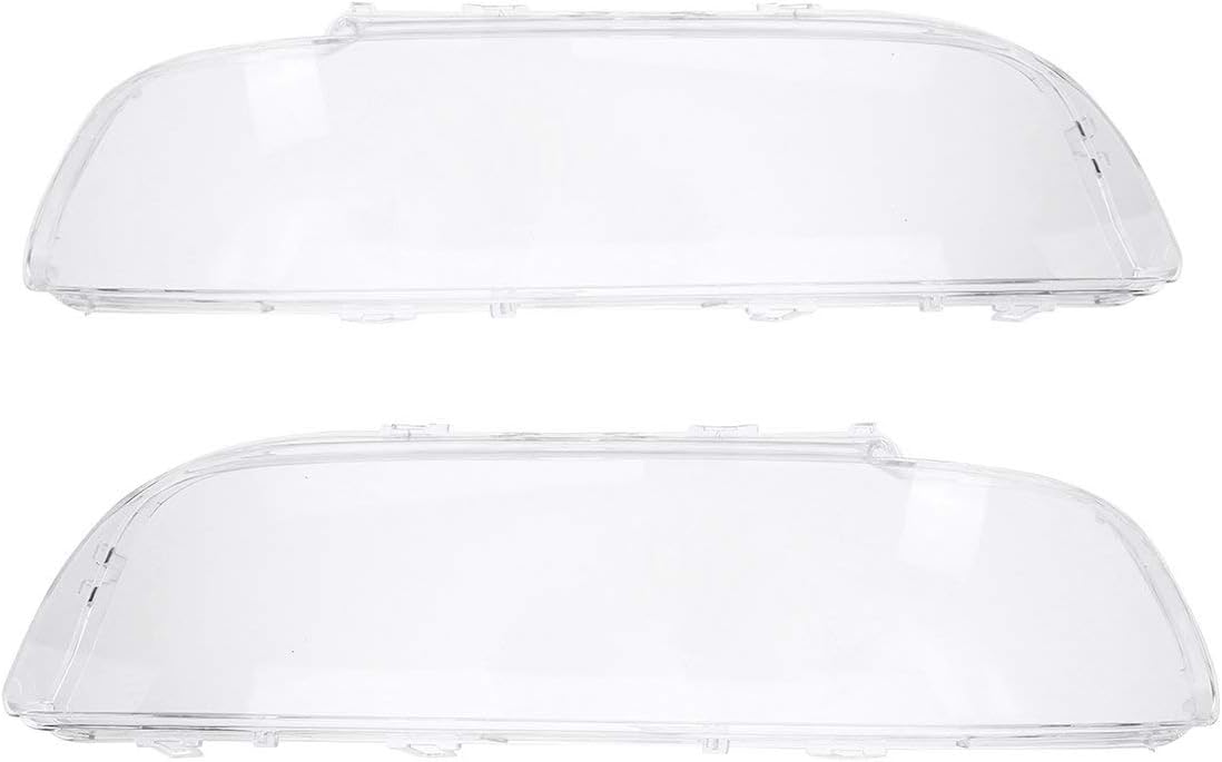 Tmand Headlight Cover Shell Headlight Glass Lens Automobiles head light lamp Lens Kit 63128375302 63128375302 For 5 Series E39 1995-2003