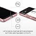 Ringke Fusion Google Pixel 2 XL Phone Case Crystal Clear Minimalist Transparent PC Back TPU Bumper Drop Protection Scratch Resistant Natural Shape Protective Cover for Pixel 2 XL - Rose Gold