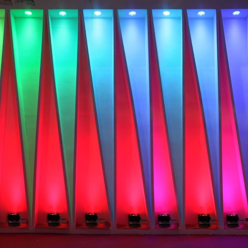 Par Stage Light, LaluceNatz 24LED RGBW Par Can with Remote Control DMX Lights for Church Wedding Party Stage Lighting - Thumbnail 3