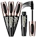3PACK 4D Silk Fiber Lash Mascara, Extra Long Lash Mascara and Thick, Long Lasting, Waterproof & Smudge-Proof, All Day Exquisitely Lush, Full, Long, Thick, Smudge-Proof Eyelashes
