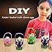 Aytai Kids DIY Craft Kit 3pcs Semi-finished Felt Bunny Baskets and Foam Eggs for Birthday Gift for Kids Party Games Supplies