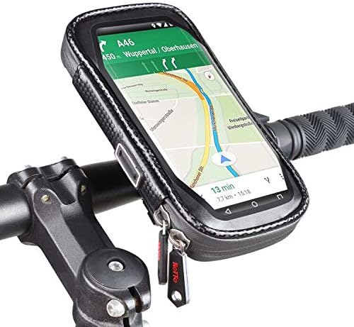 ROTTO Bike Phone Holder Bicycle Cell Phone Mount Cycling Handlebar Bag Waterproof with 360° Rotation Three Sizes