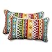 Pillow Perfect Outdoor/Indoor Cotrell Garden Lumbar Pillows, 2 Count (Pack of 1), Red