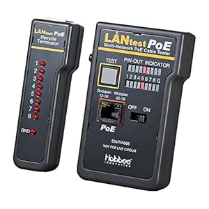 サンワサプライ PoE LANケーブルテスター LAN-TST5