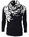 H2H Men's Hipster Hip-hop Long Street T-Shirt NAVYWHITE US M/Asia L (KMTTL0252)