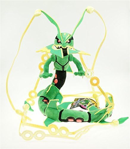88cm 35 Green Pokemon Mega Rayquaza Plush Toy Stuffed Doll Figure by Cutepower