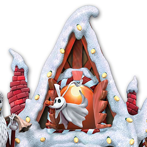 The Bradford Exchange Tim Burton's The Nightmare Before Christmas Town Cuckoo Clock: Lights and Music