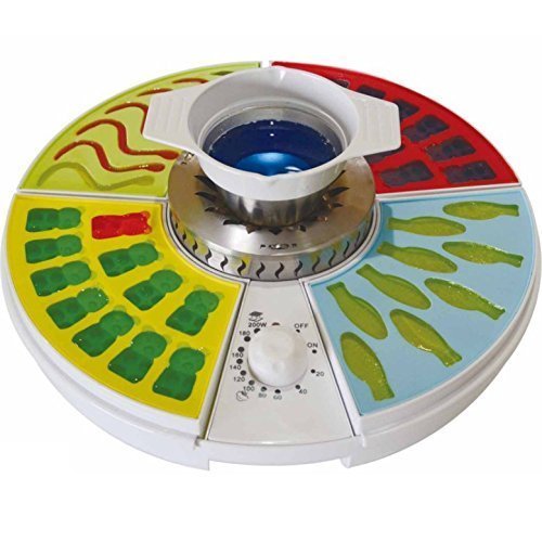 Syntrox Germany Maker zum Fruchgummi Lakritze Marchmallows Weingummi Gummibärchen und Keksfüllungen selber machen