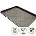 Easyology Premium Pet Food Tray - Dog Food Mat and Cat Food Mat with Non Skid Design - Best Pet Bowl Mat for Containing Spills, 17.5'' x 14’'