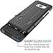 Galaxy S8 Case,Samsung S8 Holster Belt, Tekcoo [Tstraw] Hard Shell [Built-in Kickstand] Locking Belt Swivel Clip Defender Full Body Ultra Slim Cases Cover for Samsung Galaxy S8 (5.8 Inch) [Black]