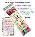 Chenille Sticks Pipe Cleaners for Craft 100pcs Set by Colorona - Extra Long Reusable Chenille Wire Stem - Bendable & Twistable Summer Art Pipes - Kids Safe - Assorted Colors (12 Inches) 2017 Edition