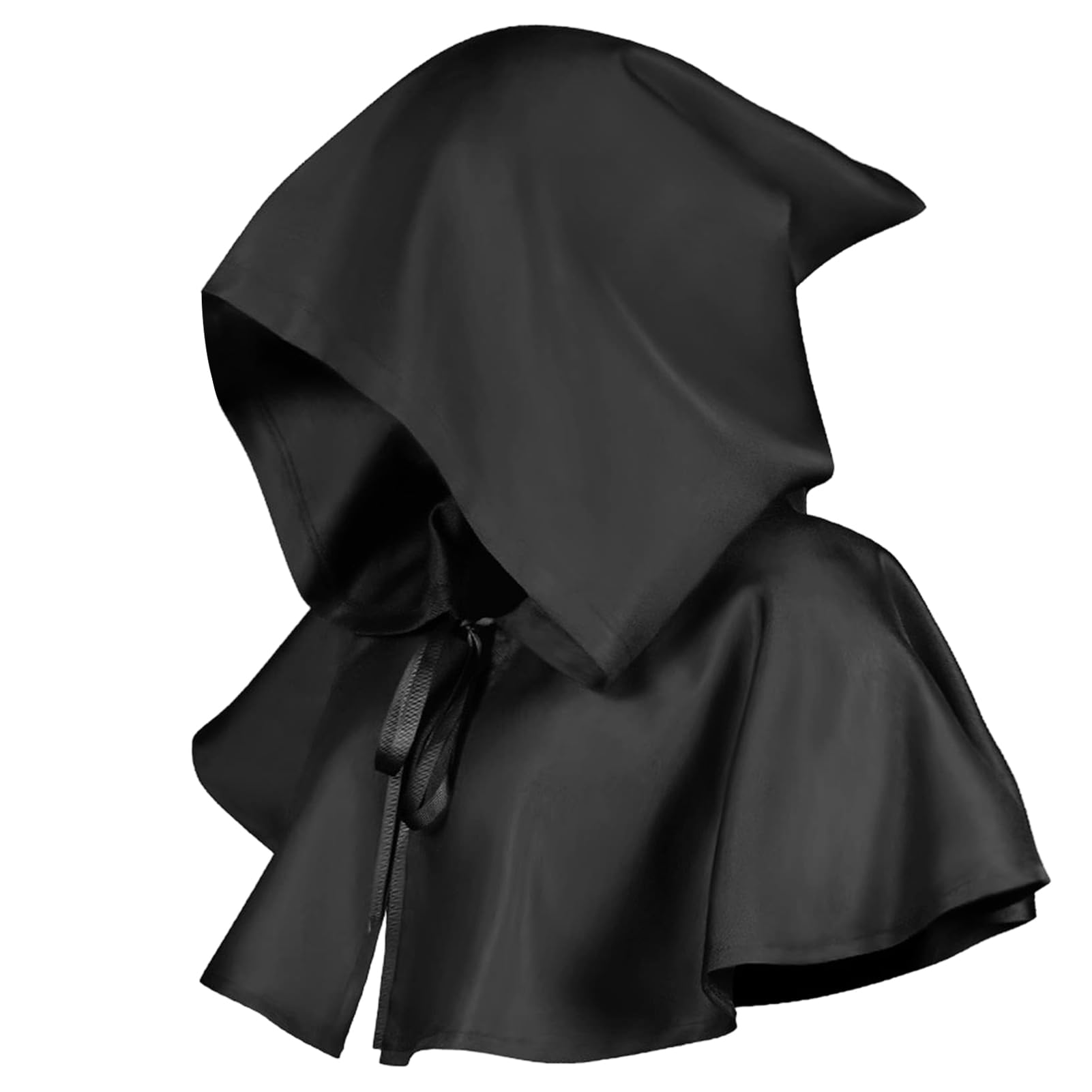[Formemory] マント 黒 コスプレ衣装 マント 死神 魔女 マント ハロウィン コスプレ 男女兼用 レディース メンズ プレゼント クリスマス 死神 ブラック ケープ 黒 マント 舞台演出 クリスマス マジック 変装 (死神マット) の商品画像