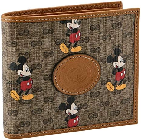 Amazon Gucci グッチ メンズ 財布 二つ折り Disney X Gucci ミッキーマウス コラボ ディズニー メンズ 二つ折り財布 Hwubm 8559 並行輸入品 Gucci グッチ 財布