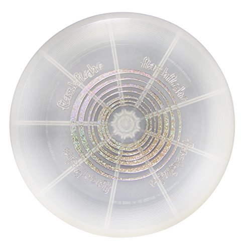 Nite Ize Flashflight LED Light Up Flying Disc, Glow in the Dark for Night Games, 185g, Disc-O (Multi) (Renewed)