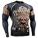 Fixgear Mens Womens MMA Running Printed Compression Shirt Long sleeve Top S ~ 4XL