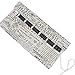 Damero New Canvas Pencil Wrap Case, Pencils Roll Hold for 72 Colored Pencils (NO Pencils Included), Crochet Hooks and Gadgets, Newspaper, 72 Capacity