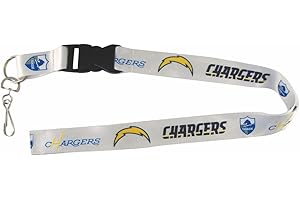 Pro Specialties Group NFL Los Angeles Chargers Unisex LANYARDS, Back, One Size