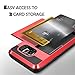 Note 5 Case, TekSonic Samsung Galaxy Note 5 Case (Red) Armor Series [Card Slide Slot][Drop Protection][Heavy Duty][Wallet] Full Cover Protection Tough Case for Samsung Galaxy Note 5 (Red)