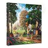 Thomas Kinkade 14x14 Gallery Wrapped Canvas Winnie The Pooh II