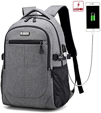 Youv Travel Laptop Backpack - Anti Theft Women & Men Travel Backpack, 18" Water Resistant Notebook Backpack