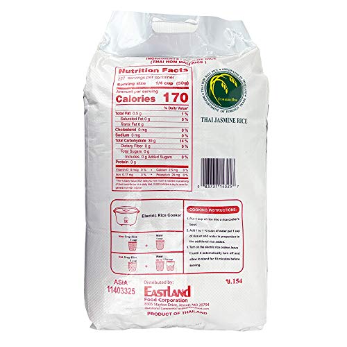 Asian Best Jasmine Rice, 25 Pound Pricepulse