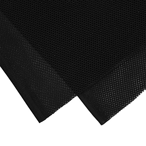 Tihebeyan Speaker Cloth Stereo Grill Mesh Fabric, Speaker Grill Cloth Stereo Mesh Fabric Dustproof Speaker Mesh Cloth Protective Grille Cover for Stereo Audio Speaker Repair 140cm x 50cm(Black)