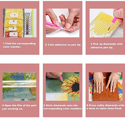 Diamond Painting Kit 16x12 Inch, 5D DIY Diamond Painting Kits for Adults, Seascape Pattern Full Drill Painting by Number Kits for Adults for Wall Decor Gift (A)