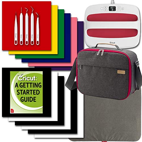 Cricut Easy Press 2 Bundle Heat Press Machine and Mat, Everyday StrongBond IronOn, Storage