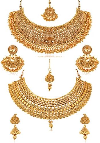 Reeva Jewellery Set Gold Plated Jewellery Set for Women (Gold and Lct) (RCIN407N429R) Reeva Jewellery Set Gold Plated Jewellery Set for Women (Gold and Lct) (RCIN407N429R)