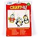 Penguin Color-in Wooden Hanging Decorations for Children to Make Paint and Display for Christmas - Creative Xmas Craft for Kids (Pack of 10)