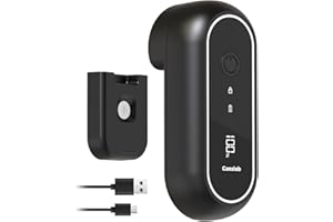 Canslab Turbo Series -Wall Mounted Rechargeable Can Opener, LED Display USB Charging, Auto Stop Electric Can Opener for Kitch