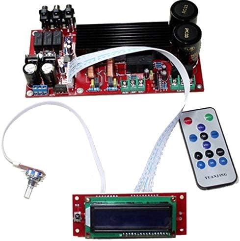 TDA8954+PGA2311 210W+210W Class D + LCD display + speaker protected Completed amplifier board Module - Red & Black