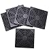 JETEHO 5 Pack 120mm Cooling Fan Filter Plastic Dustproof Case Fan Dust Filter Guard Grill Protector Cover