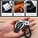 VILLSION 2Pack Genuine Leather Car Logo Keychain Mercedes Benz Key Chain Accessories Keyring