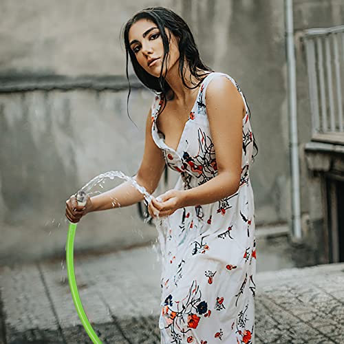 Fevone Garden Hose 3 ft, Drinking Water Safe, 3/4" Solid Aluminum