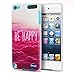 iPod 5 case,iPod Touch 5 case ，Nancy's Shop Fashion Pattern Protective Lightweight Scratch Proof Ultra Slim Hard PC Snap-on Back Shell Protective Skin Case Cover For IPod Touch5 (Be happy)