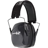 Howard Leight by Honeywell Leightning L2F Folding Slim Shooting Earmuff (R-01525) Black/Gray Large