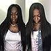 Brazilian Middle Part Lace Front Wig for Black Women 150 Density 13x5 Silky Straight Lace Wigs Pre Plucked with Baby Hair Virgin Lace Frontal Wigs Queen Plus Hair (18inch, middle part wigs)