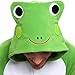 Silver Lilly Unisex Adult Pajamas - Plush One Piece Cosplay Frog Animal Costume